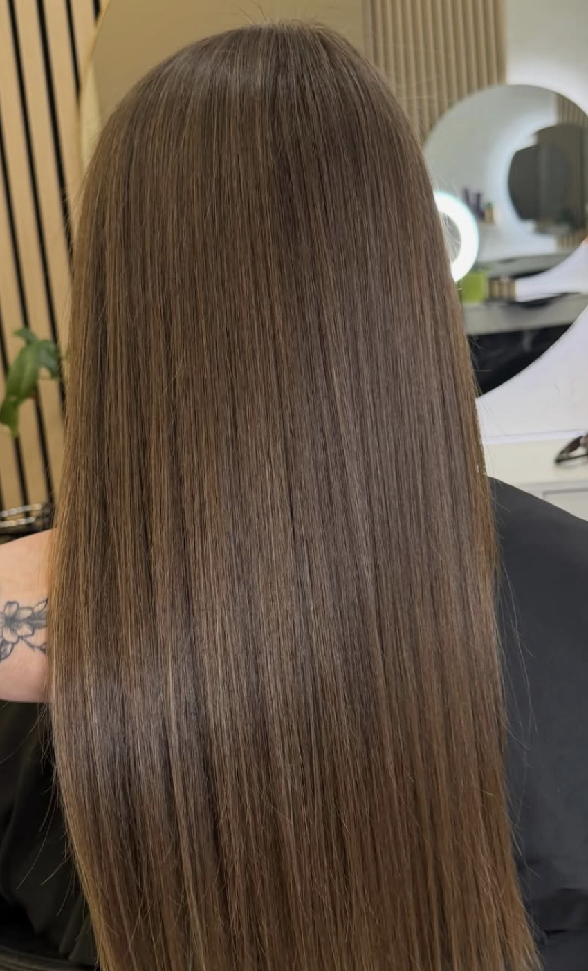 Résultat après le soin capillaire HAIR'itage