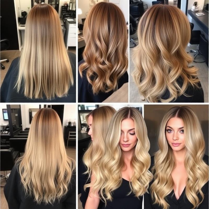 Balayage blond